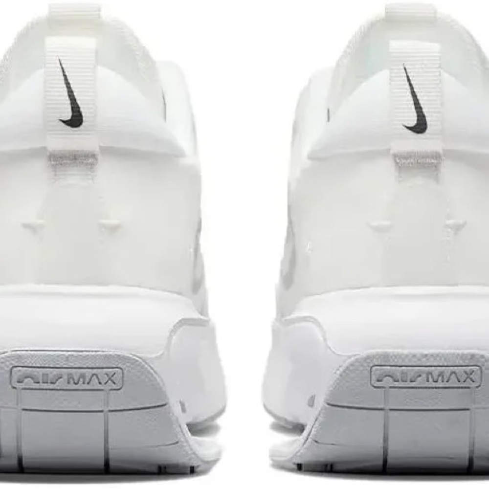 Womens Nike Air Max White Sneakers with Gray Accents in Size 10 [LIKE NEW] - Picture 9 of 10